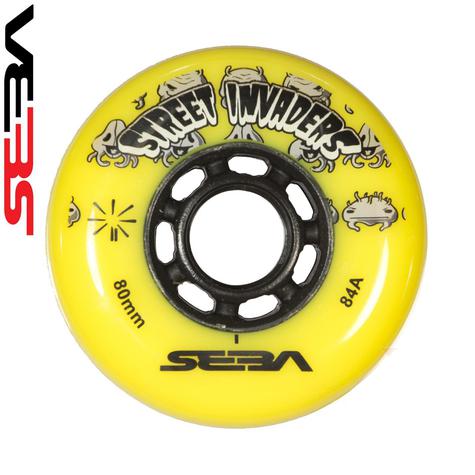 Seba Street Invader Wheels - Yellow Per Wheel